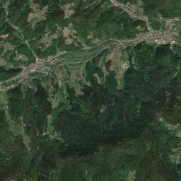 Vue aérienne des environs de Abri Maurice Burrus