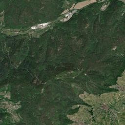 Vue aérienne des environs de Point d'eau