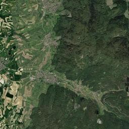 Vue aérienne des environs de Cabane de ???