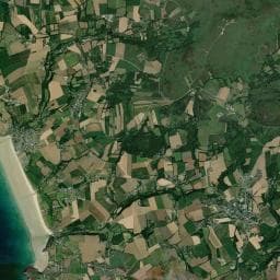 Vue aérienne des environs de Le Domaine de Ker Ys