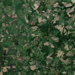 Vue aérienne des environs de Ferme Mellon