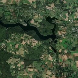 Vue aérienne des environs de Cabane de Caurel