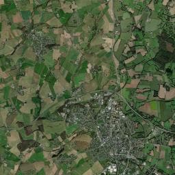 Vue aérienne des environs de Camping Aquarev