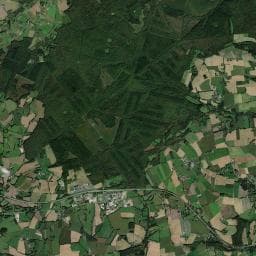 Vue aérienne des environs de Camping municipal Les Noës