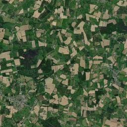 Vue aérienne des environs de Aire de camping-cars de Val d'Izé