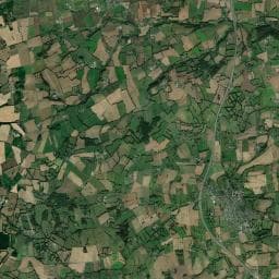 Vue aérienne des environs de LA BACONNIÈRE BOURG