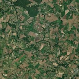 Vue aérienne des environs de Aire de camping-car à Saint-Germain-le-Guillaume