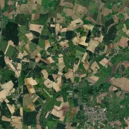 Vue aérienne des environs de Aire de camping-car à Congé-sur-Orne