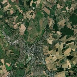 Vue aérienne des environs de Camping La Venise de l'Ouest