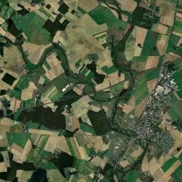 Vue aérienne des environs de Aire de Camping-car de Bonneval