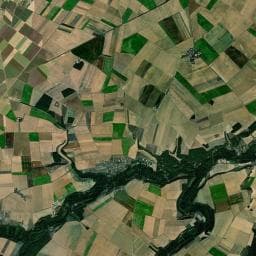 Vue aérienne des environs de Le Mohair de Sophie & Cie
