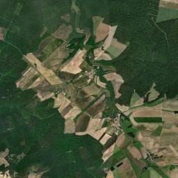 Vue aérienne des environs de Aire de camping-cars de Juzennecourt