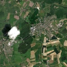 Vue aérienne des environs de Camping seasonova