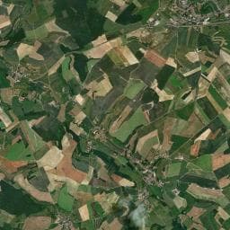 Vue aérienne des environs de Les cocons de l'illon