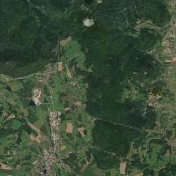 Vue aérienne des environs de Locatif de plein air camping Au Clos de la Chaume