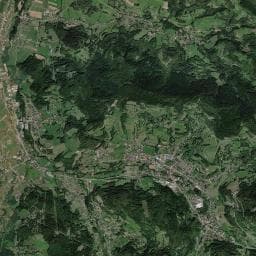 Vue aérienne des environs de Camping les Deux Pins