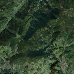 Vue aérienne des environs de Abris Fuste de L'Etoile