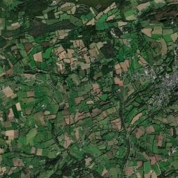 Vue aérienne des environs de Camping de Gourin