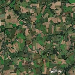 Vue aérienne des environs de Aire d'accueil l'Impasse des 2 croix
