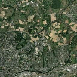Vue aérienne des environs de Aire de camping-car à Cesson-Sévigné (2)