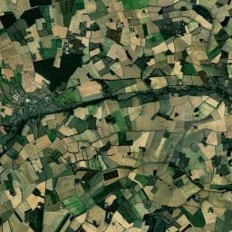 Vue aérienne des environs de Ferme de la Belvindière