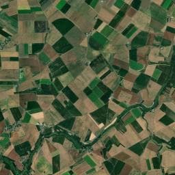 Vue aérienne des environs de Camping A la ferme de Secouray