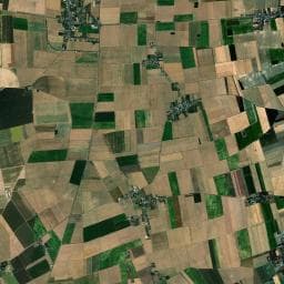 Vue aérienne des environs de Aire de stationnement camping-cars à l'Huilerie Laluque