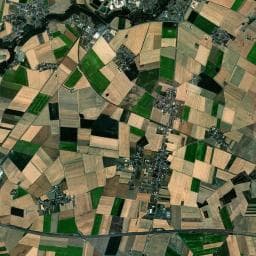 Vue aérienne des environs de Les Lilas
