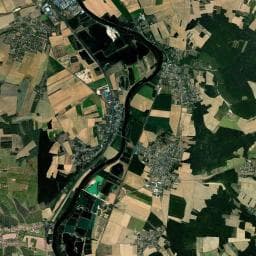 Vue aérienne des environs de Aire camping-car de Gron