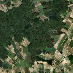 Vue aérienne des environs de La Ferme des Hauts Frênes