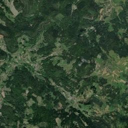 Vue aérienne des environs de Abri de Laleu Colline