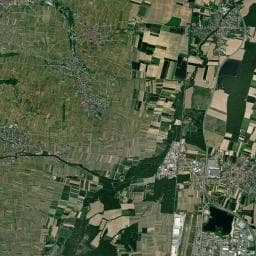 Vue aérienne des environs de Camping de Riquewihr