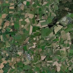 Vue aérienne des environs de Aire de camping-car de l'Étang du Valvert