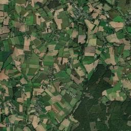 Vue aérienne des environs de Camping Municipal Le Gué-aux-Loups
