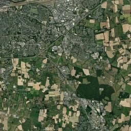 Vue aérienne des environs de Camping à la ferme Manoir de soeuvres