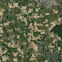 Vue aérienne des environs de Camping intercommunal les Grands Bosquets