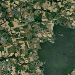 Vue aérienne des environs de Aire de camping-car Mondevert