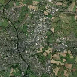 Vue aérienne des environs de Aire de camping-car à Changé (2)