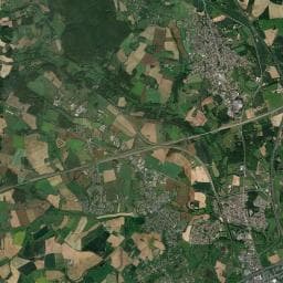 Vue aérienne des environs de Aire de Saint-Saturnin