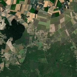 Vue aérienne des environs de Le Clos des Tourterelles
