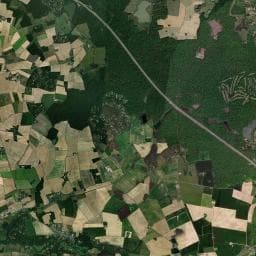 Vue aérienne des environs de Camping à l'Orée du Bois de Montalan