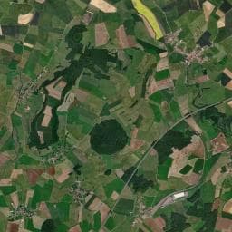 Vue aérienne des environs de Camping Saint-Nicolas