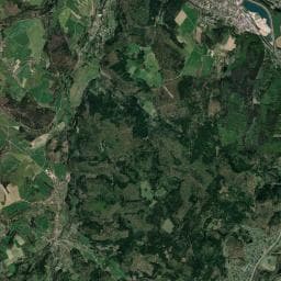 Vue aérienne des environs de Chalet communal des bennevises-saint-nabord