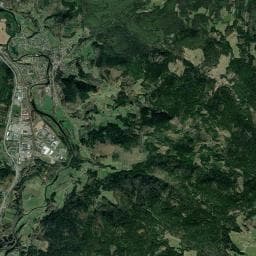 Vue aérienne des environs de Abri des Cuveaux