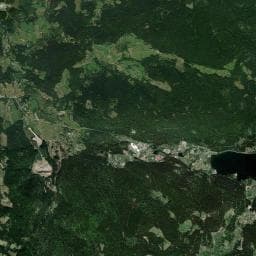 Vue aérienne des environs de Camping Les Granges Bas