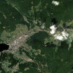 Vue aérienne des environs de Cabane de Narouel