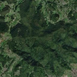 Vue aérienne des environs de Abri du Krizle