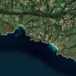 Vue aérienne des environs de Kermaléro