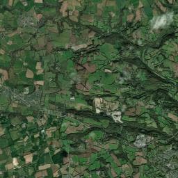 Vue aérienne des environs de Aire de camping-cars Guengat