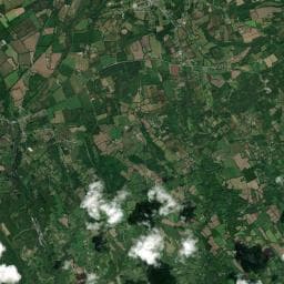 Vue aérienne des environs de Aire de camping-car à Le Saint